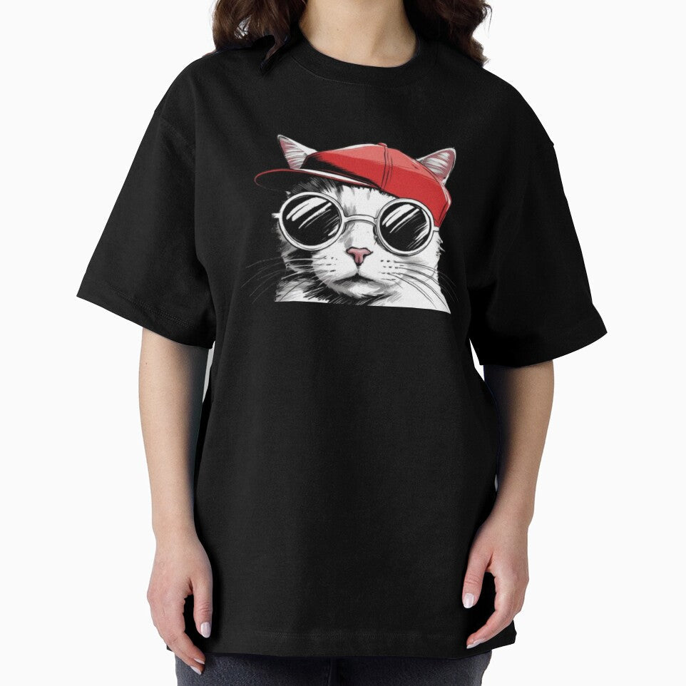 Stylish Cat by We77 - Adult & Kids T-Shirts, Sweatshirts & Hoodies apparel design preview 2