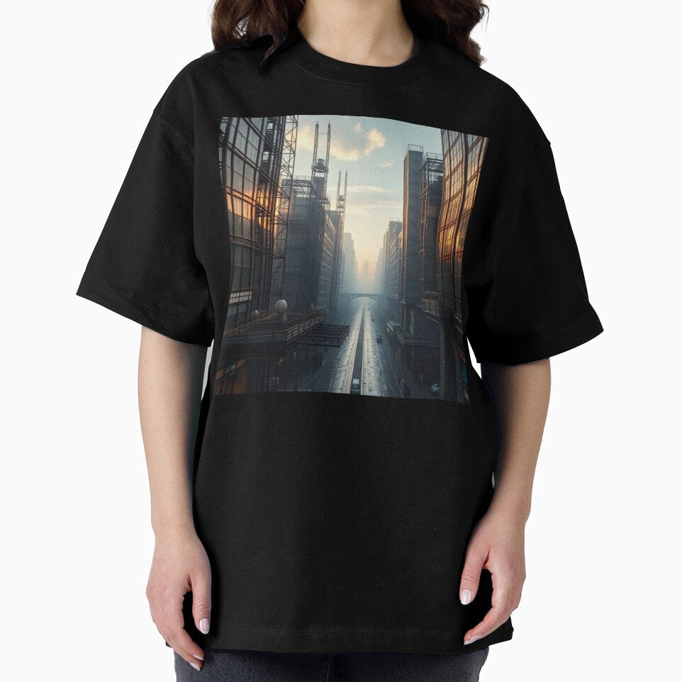 Endless Urban Highway by RAISC - Adult & Kids T-Shirts, Sweatshirts & Hoodies apparel design preview 2