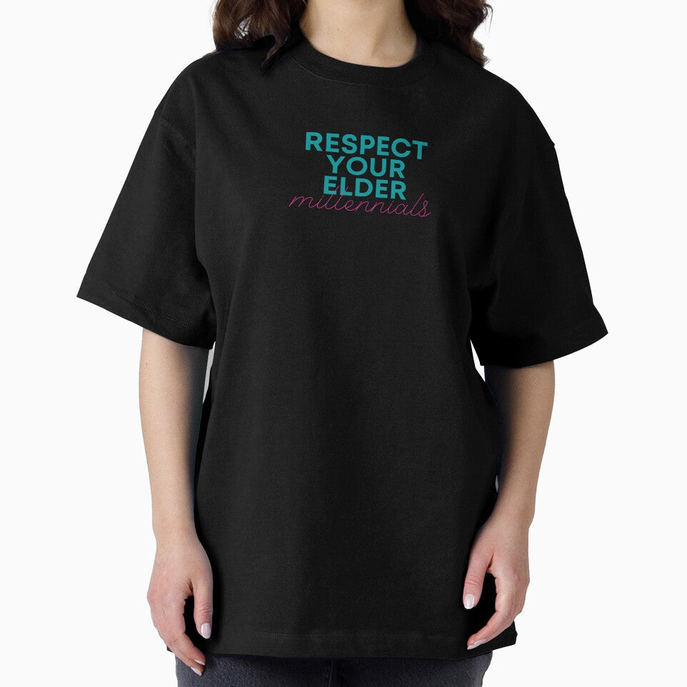 Respect Your Elder Millennials by TheSloan - Adult & Kids T-Shirts, Sweatshirts & Hoodies apparel design preview 2