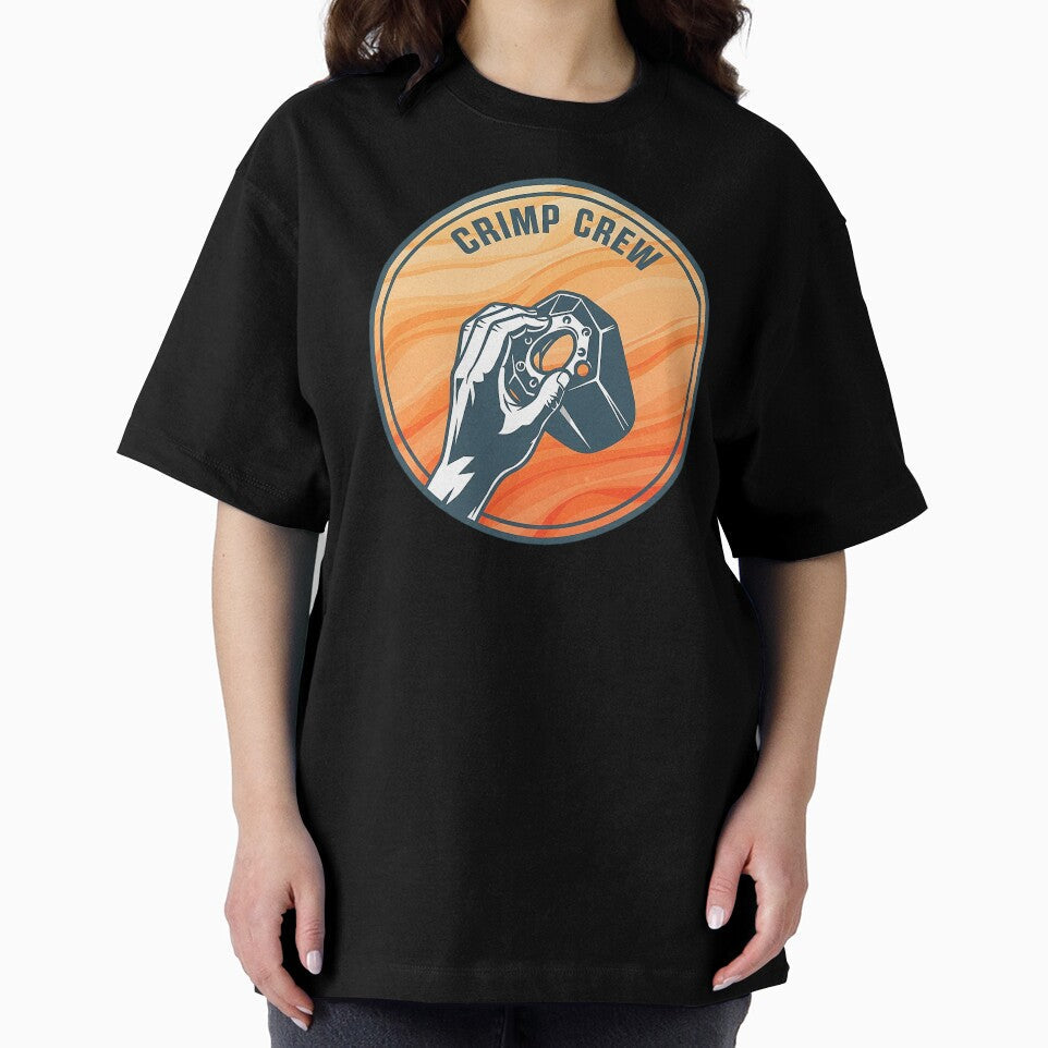 Vintage Rock Climbing Crimp Crew by SholoStudio - Adult & Kids T-Shirts, Sweatshirts & Hoodies apparel design preview 2