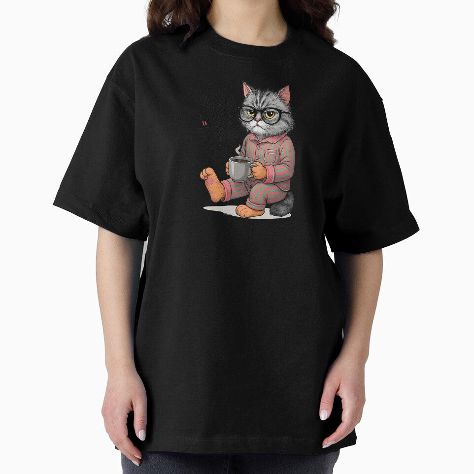 Yeah Not Today Graceful Cats in Motion Gifts for Cat - Adult & Kids T-Shirts, Sweatshirts & Hoodies apparel design preview 2