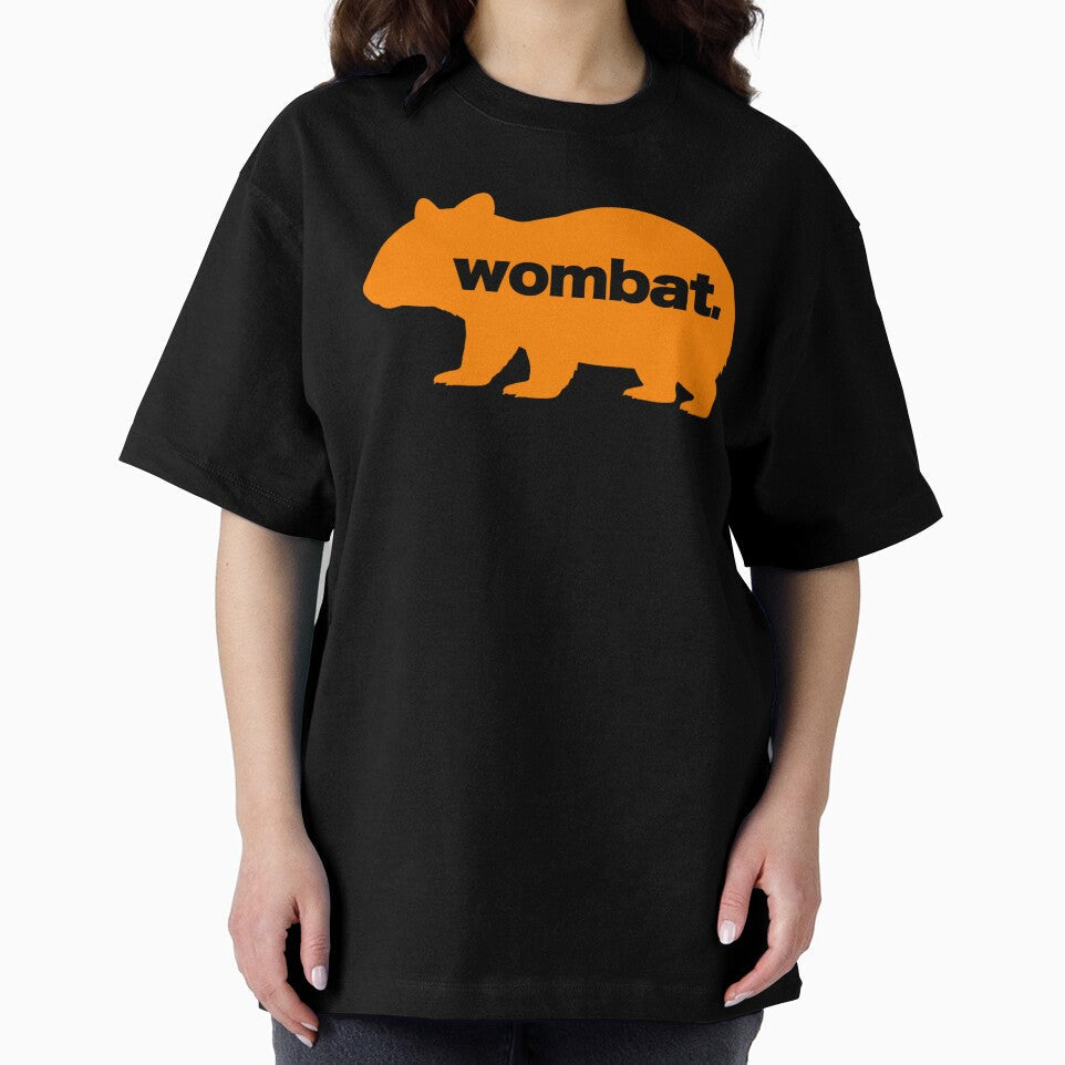 Orange Wombat Silhouette by pUNKnown - Adult & Kids T-Shirts, Sweatshirts & Hoodies apparel design preview 2