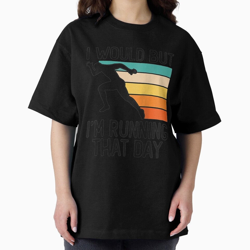 Funny Runner I Would But Im Running That Day Retro - Adult & Kids T-Shirts, Sweatshirts & Hoodies apparel design preview 2