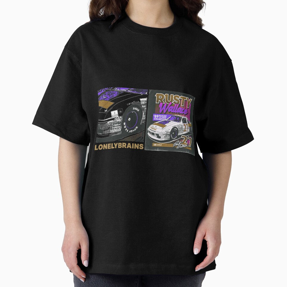 Rusty NaS CaR Lonely Brains by - Adult & Kids T-Shirts, Sweatshirts & Hoodies apparel design preview 2