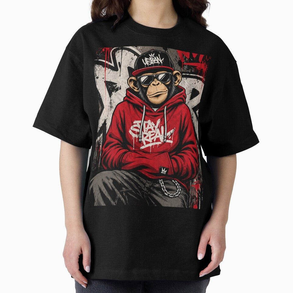 Urban monkey with graffiti style by Imprearte - Adult & Kids T-Shirts, Sweatshirts & Hoodies apparel design preview 2