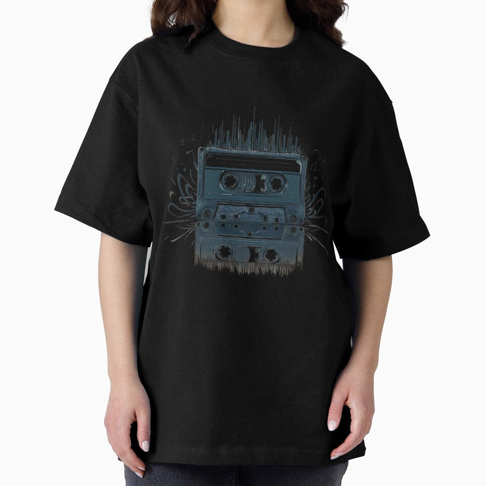 Tape retro 80's by CanvaSnap - Adult & Kids T-Shirts, Sweatshirts & Hoodies apparel design preview 2