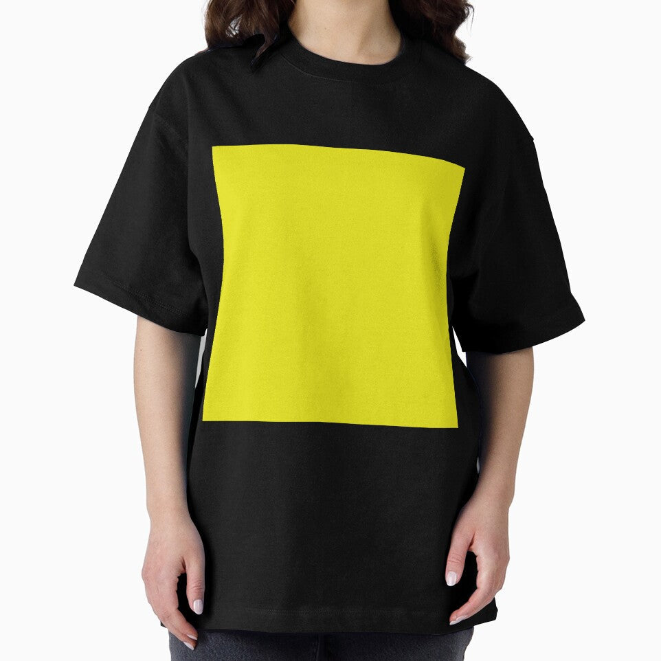 Plain Solid Color Bright Yellow 3 by mimihuang - Adult & Kids T-Shirts, Sweatshirts & Hoodies apparel design preview 2