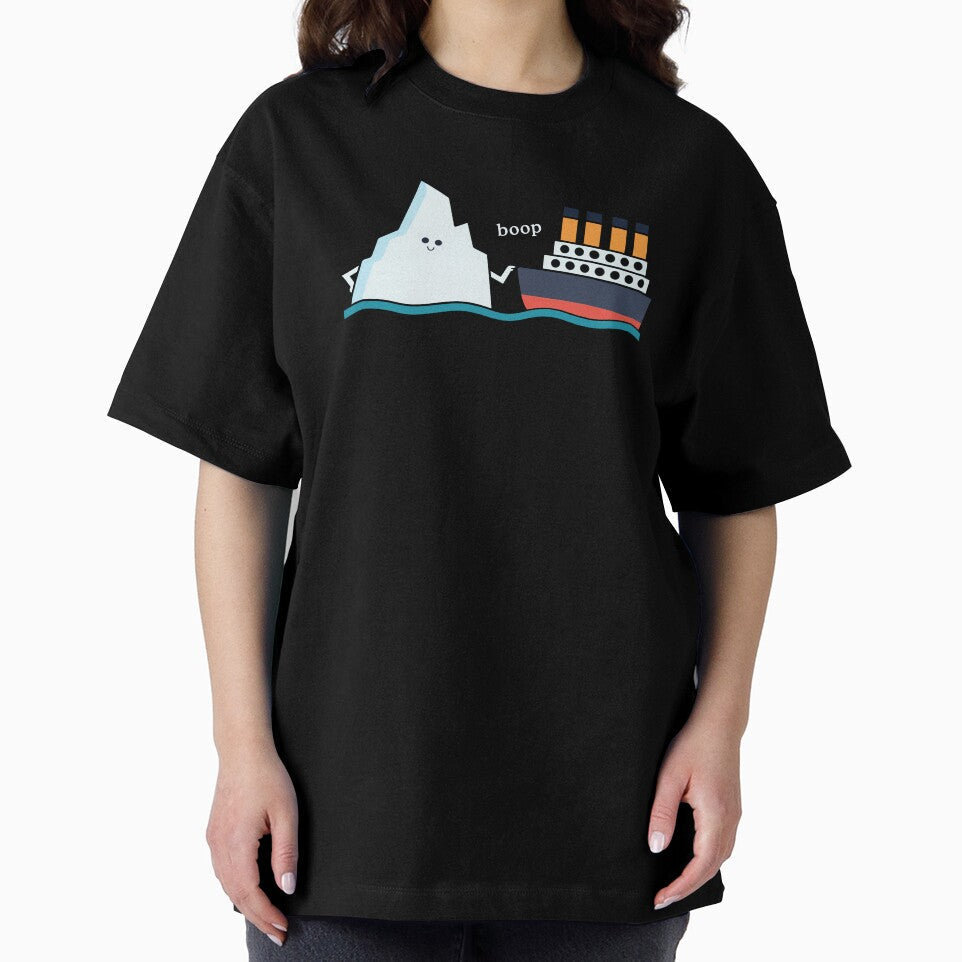 Iceberg Boop Ship Funny meme by charoen-design - Adult & Kids T-Shirts, Sweatshirts & Hoodies apparel design preview 2