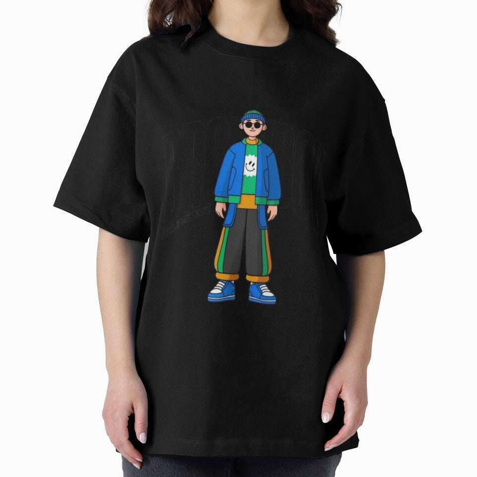 Brook Boy Character Design Cartoon Illustration by - Adult & Kids T-Shirts, Sweatshirts & Hoodies apparel design preview 2