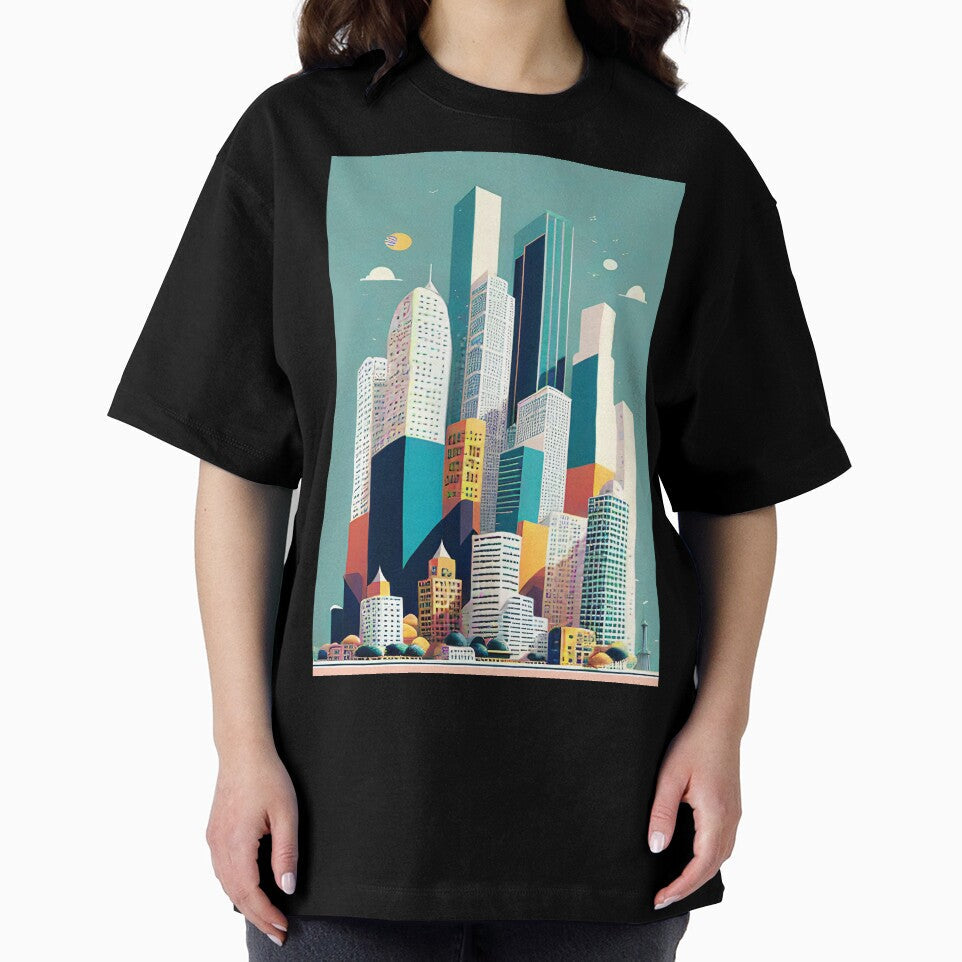 Urban Cityspace by Gungen-Design - Adult & Kids T-Shirts, Sweatshirts & Hoodies apparel design preview 2