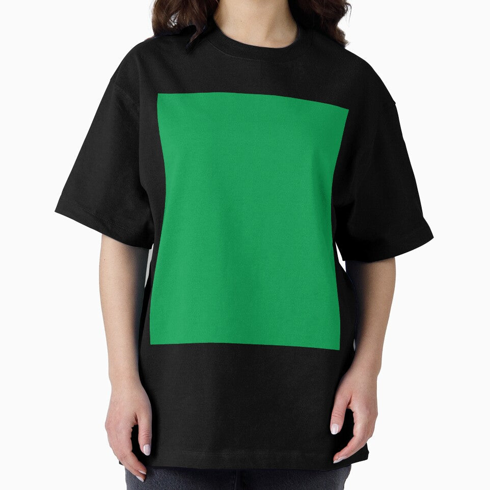 Plain Solid Color Medium Green Vivid Bright - Adult & Kids T-Shirts, Sweatshirts & Hoodies apparel design preview 2