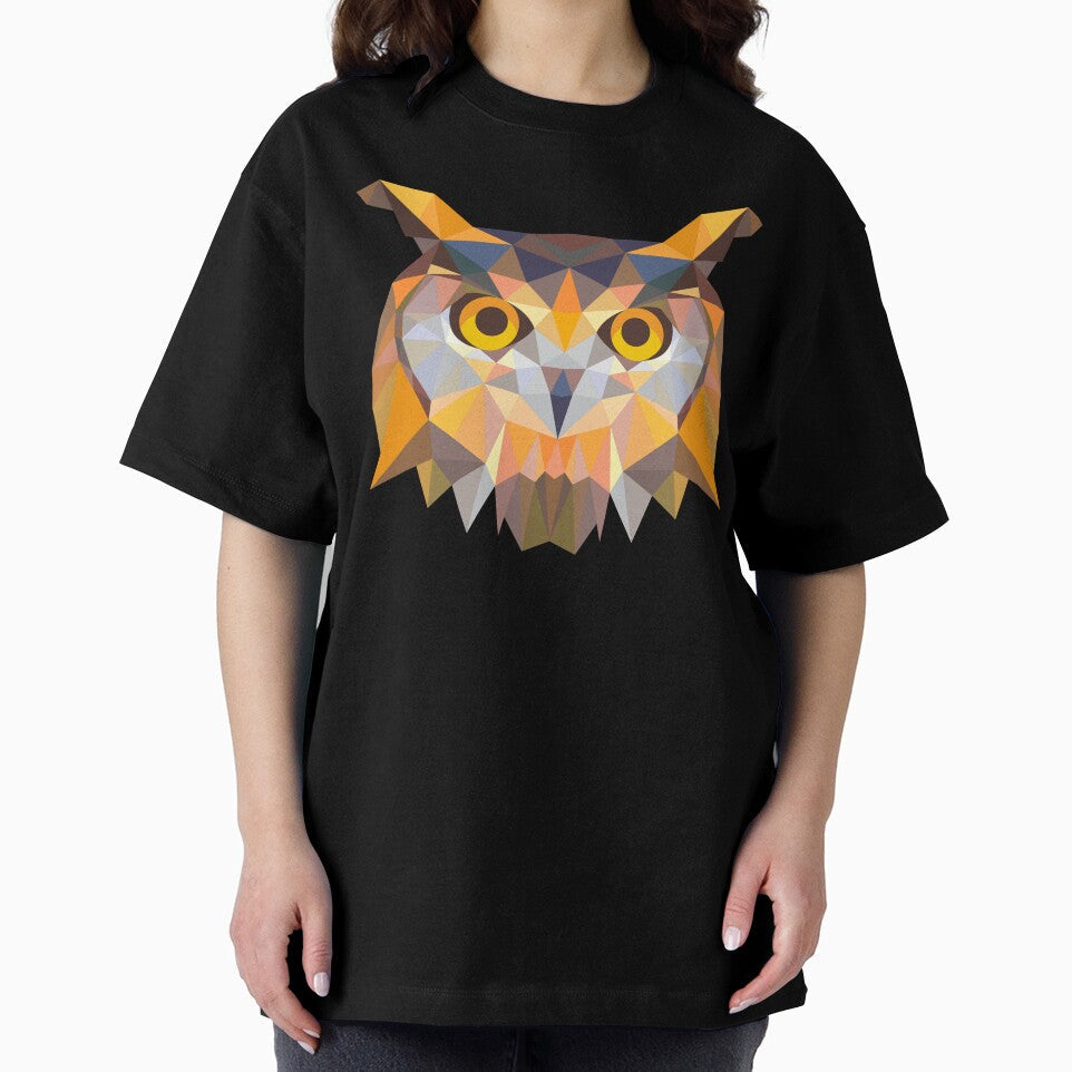 Owl Head Triangle by Fairyjam - Adult & Kids T-Shirts, Sweatshirts & Hoodies apparel design preview 2