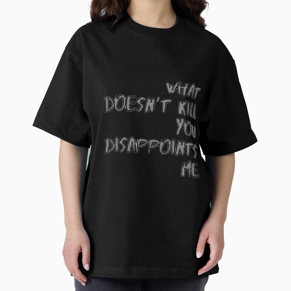 What doesn't kill you disappoints me by harry mac - Adult & Kids T-Shirts, Sweatshirts & Hoodies apparel design preview 2