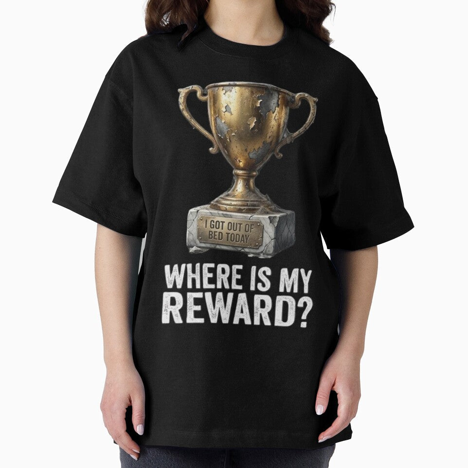 I Got Out Of Bed Today Trophy Reward by Wit Wear - Adult & Kids T-Shirts, Sweatshirts & Hoodies apparel design preview 2