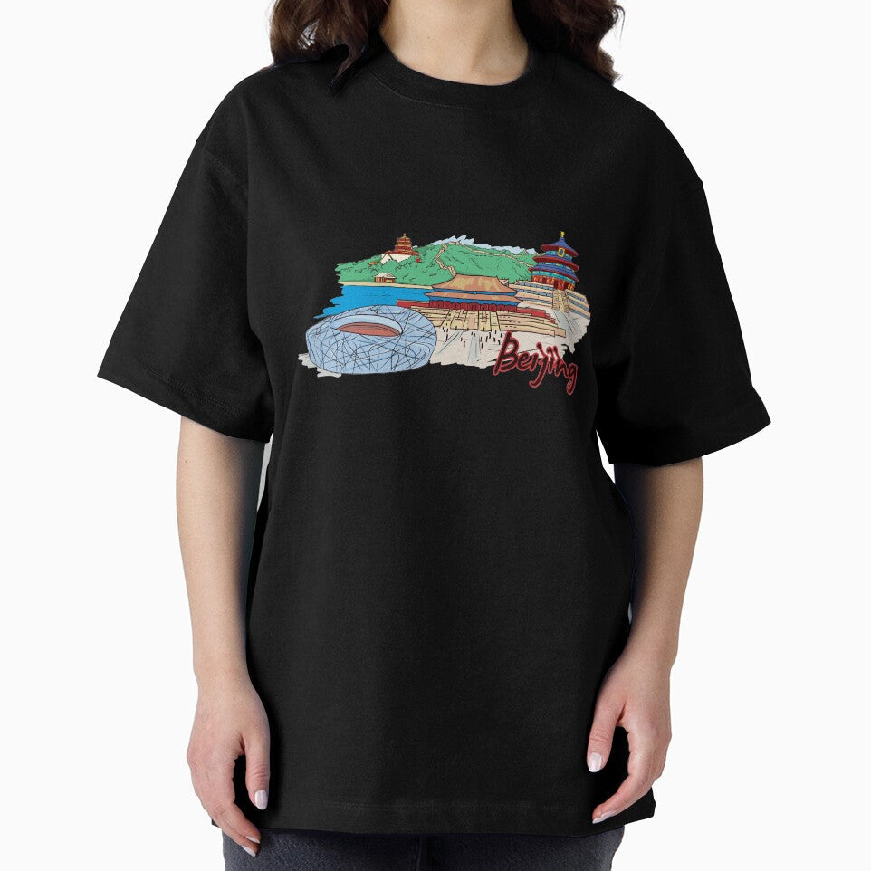 Beijing China Beautiful Places Around The World by - Adult & Kids T-Shirts, Sweatshirts & Hoodies apparel design preview 2