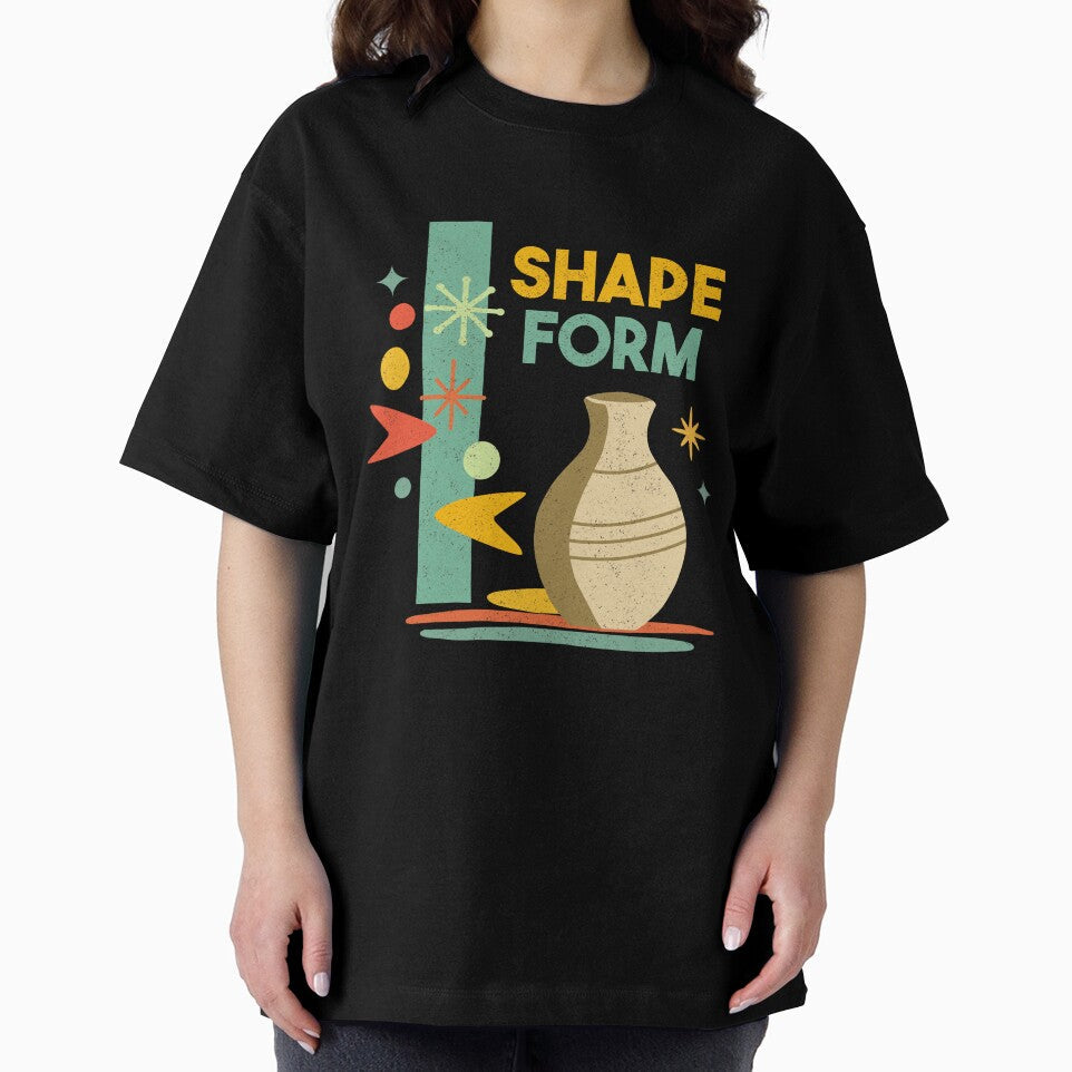 Shape Form Retro Pottery Maker Design by - Adult & Kids T-Shirts, Sweatshirts & Hoodies apparel design preview 2