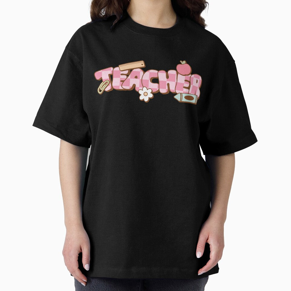 Teacher Retro by MrsMoore18 - Adult & Kids T-Shirts, Sweatshirts & Hoodies apparel design preview 2