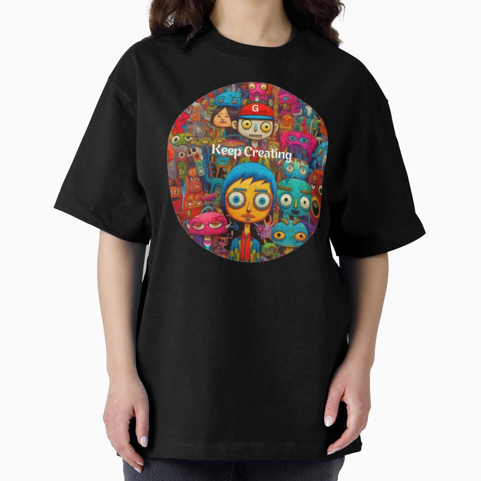 Inspiration: Keep Creating by Myra365Art - Adult & Kids T-Shirts, Sweatshirts & Hoodies apparel design preview 2