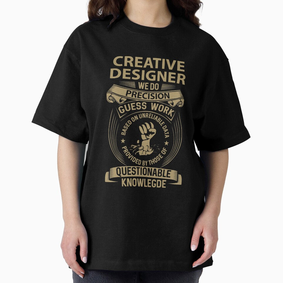 Creative Designer We Do Precision Job Gift Item by - Adult & Kids T-Shirts, Sweatshirts & Hoodies apparel design preview 2