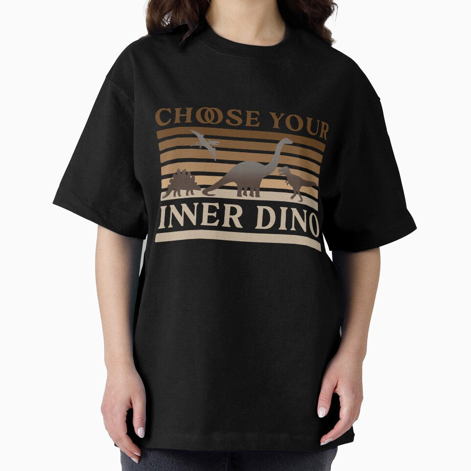 Choose your inner dino dinosaurs by hayrpictures - Adult & Kids T-Shirts, Sweatshirts & Hoodies apparel design preview 2