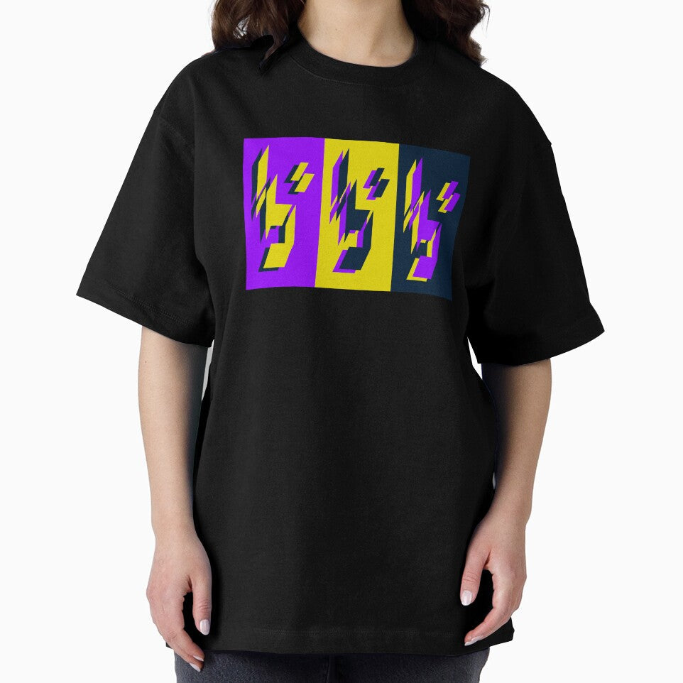 Bbb (Purple, Yellow, Black) by LowResDesigns - Adult & Kids T-Shirts, Sweatshirts & Hoodies apparel design preview 2