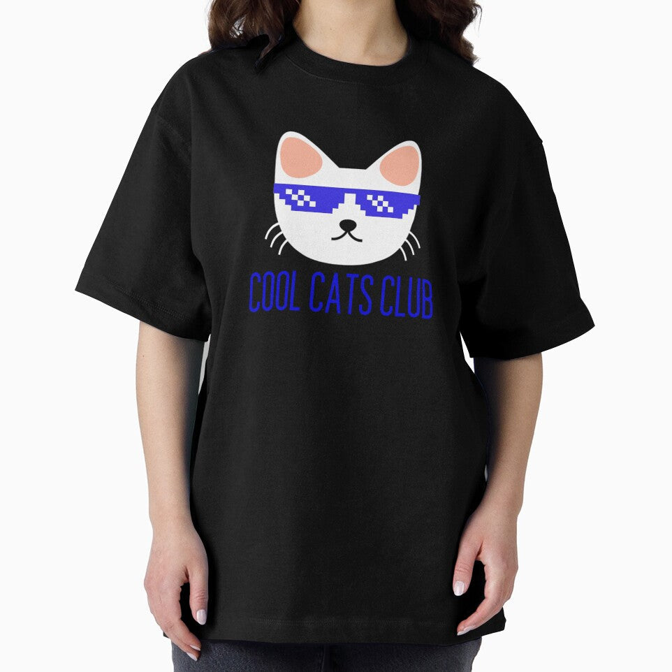 Cool Cats Club by cecii7 - Adult & Kids T-Shirts, Sweatshirts & Hoodies apparel design preview 2