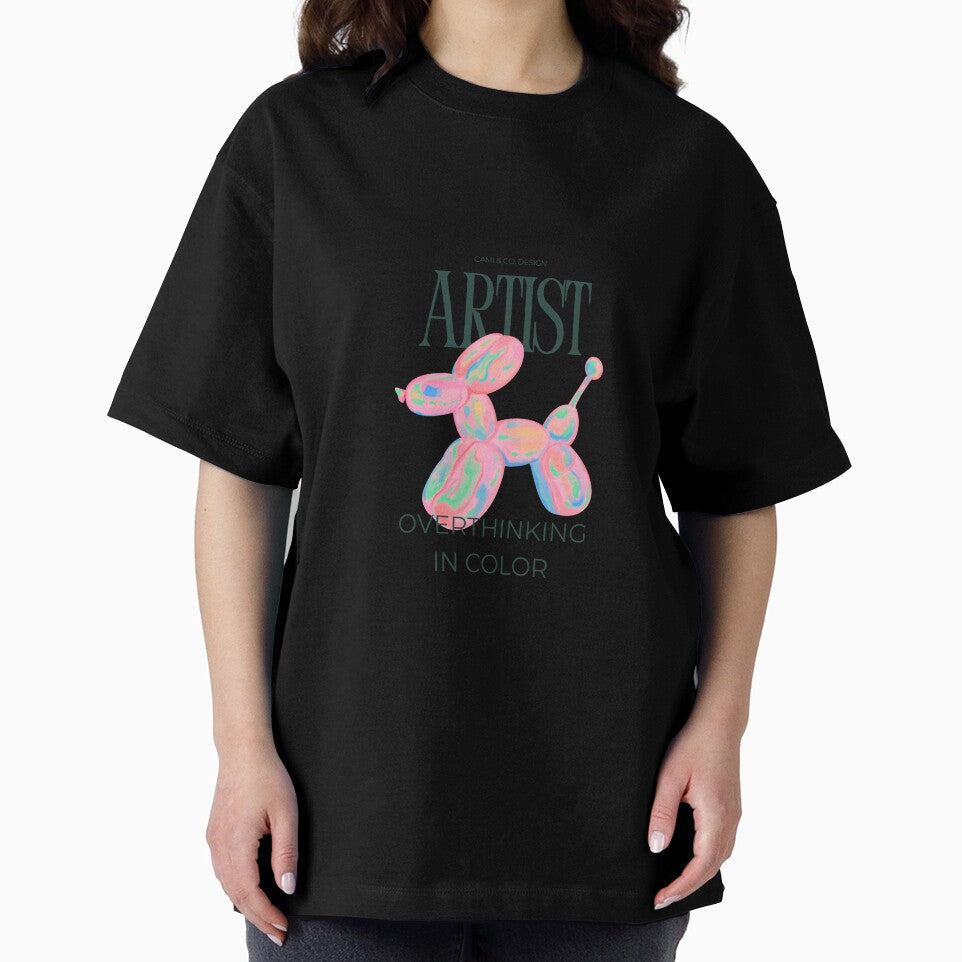 Artist Overthinking in Color by Cami Co. Design - Adult & Kids T-Shirts, Sweatshirts & Hoodies apparel design preview 2