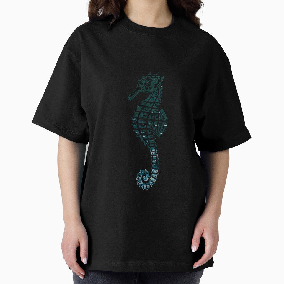 Seahorse Ocean by OMdesigns93 - Adult & Kids T-Shirts, Sweatshirts & Hoodies apparel design preview 2