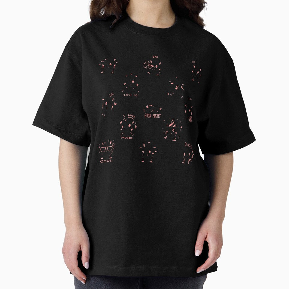 Moods and emotions cartoon cute chubby puppy dog by - Adult & Kids T-Shirts, Sweatshirts & Hoodies apparel design preview 2