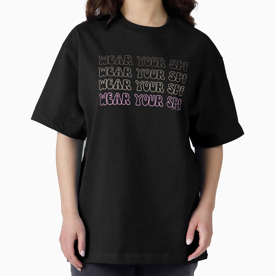 Wear your SPF, sunscreen, daily, v12 lilsboobthangs - Adult & Kids T-Shirts, Sweatshirts & Hoodies apparel design preview 2