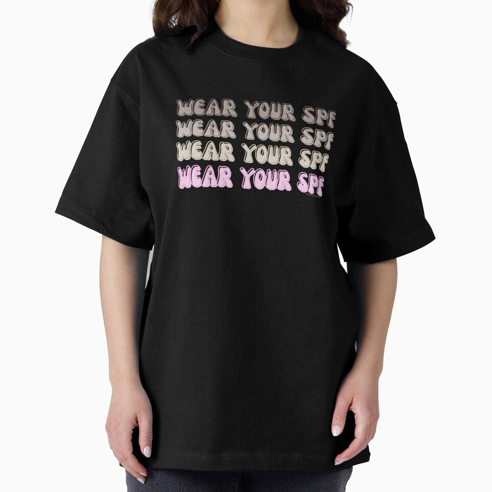 Wear your SPF, sunscreen, daily, v10 lilsboobthangs - Adult & Kids T-Shirts, Sweatshirts & Hoodies apparel design preview 2