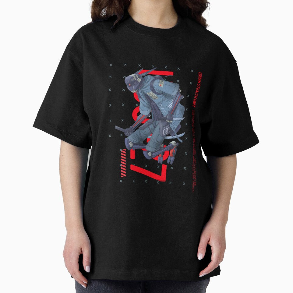 Urban Robot Cool Warrior Essential by Zuuag - Adult & Kids T-Shirts, Sweatshirts & Hoodies apparel design preview 2