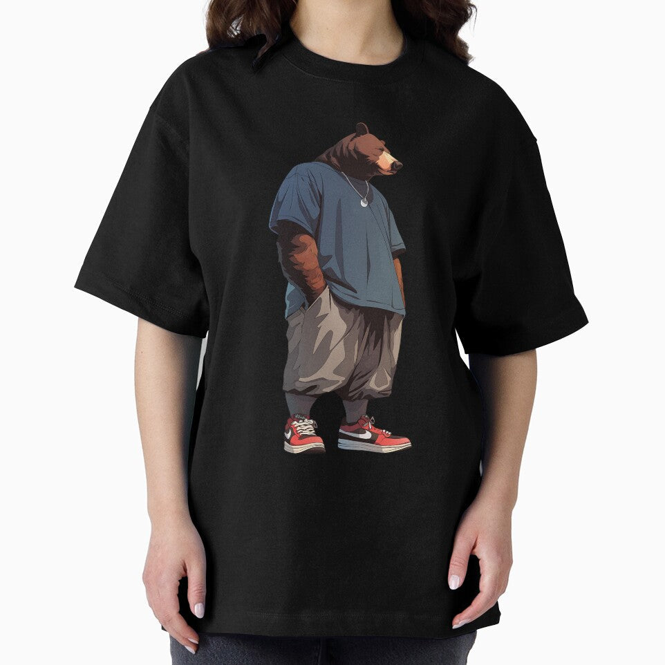 Streetwear Urban Bear by bapupa - Adult & Kids T-Shirts, Sweatshirts & Hoodies apparel design preview 2