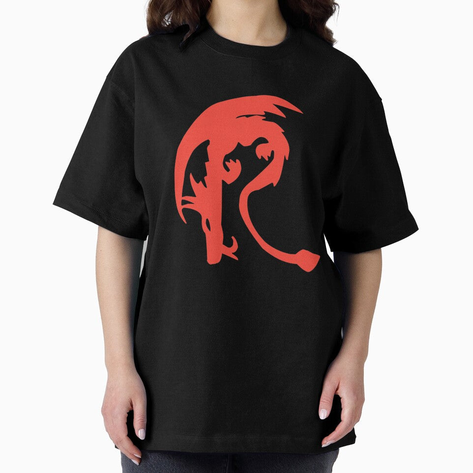 Dragon Initial Monogram R by Rajeev Singh - Adult & Kids T-Shirts, Sweatshirts & Hoodies apparel design preview 2