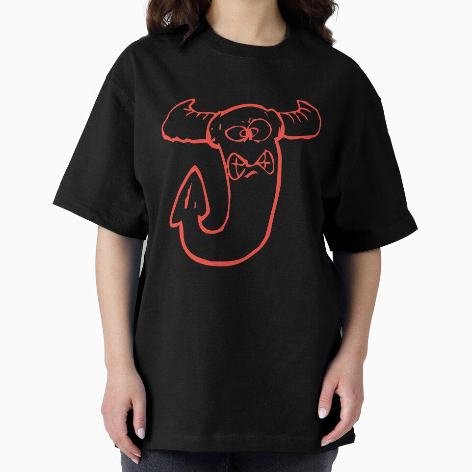 Scary Initial Monogram J by Rajeev Singh - Adult & Kids T-Shirts, Sweatshirts & Hoodies apparel design preview 2