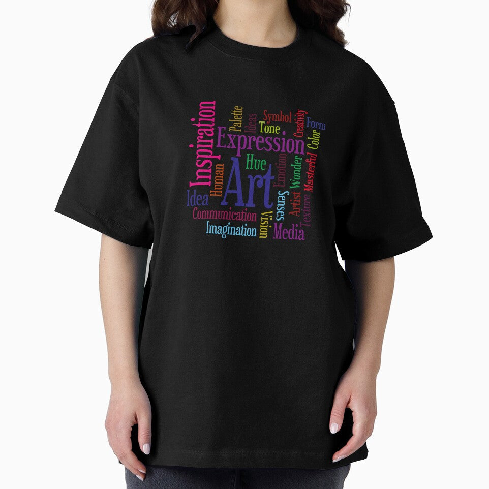 Art and Creativity Artist's Word Cloud by - Adult & Kids T-Shirts, Sweatshirts & Hoodies apparel design preview 2