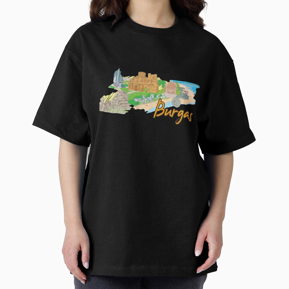 Burgas Bulgaria Beautiful Places Around The World by - Adult & Kids T-Shirts, Sweatshirts & Hoodies apparel design preview 2