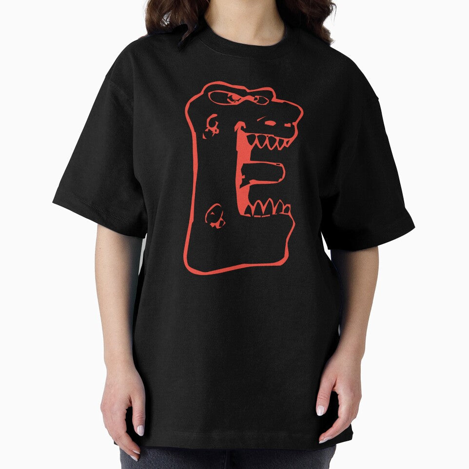Scary Initial Monogram E by Rajeev Singh - Adult & Kids T-Shirts, Sweatshirts & Hoodies apparel design preview 2