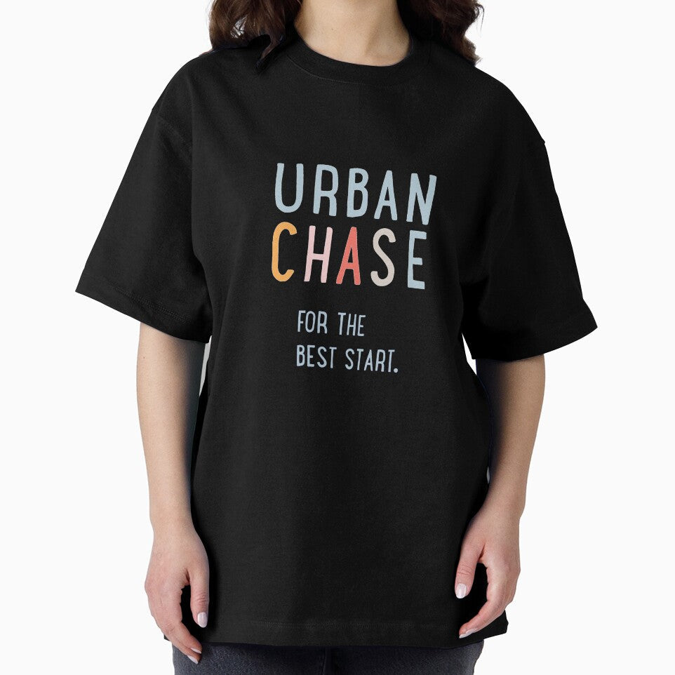 Urban Chase Logo "For the Best Start" Design by - Adult & Kids T-Shirts, Sweatshirts & Hoodies apparel design preview 2