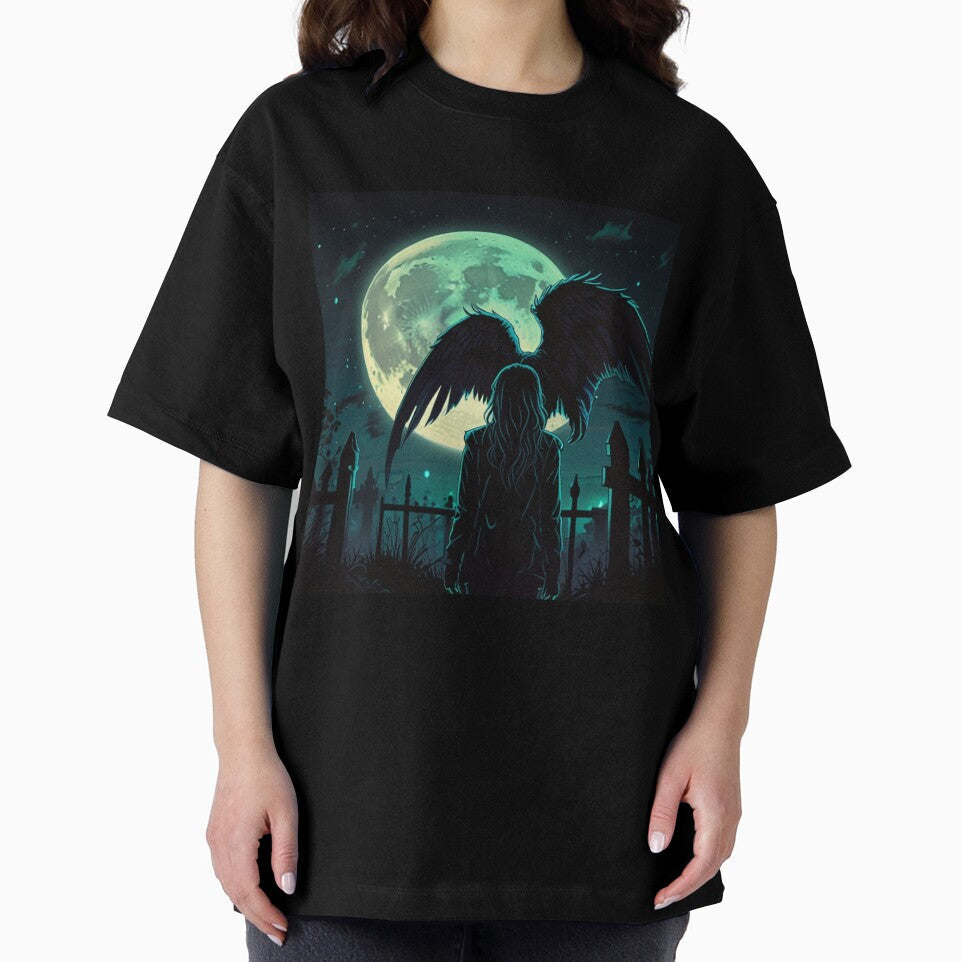 Dark Street Art Urban Gothic Print Anime Cyberpunk - Adult & Kids T-Shirts, Sweatshirts & Hoodies apparel design preview 2