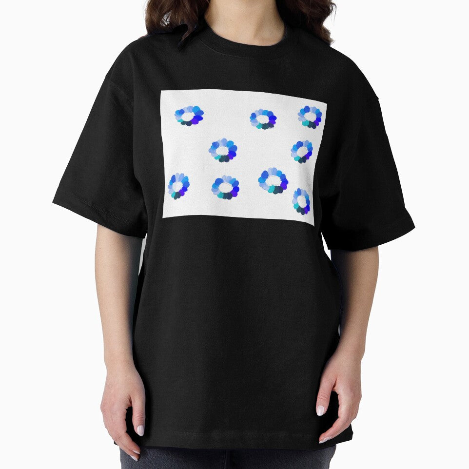 Blue flowers by Ivyjeandesigns - Adult & Kids T-Shirts, Sweatshirts & Hoodies apparel design preview 2