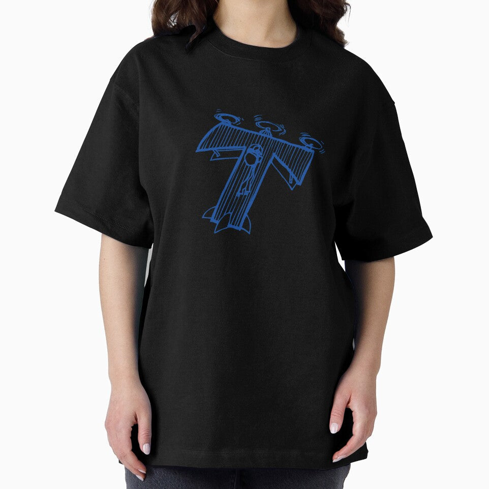 Moving letter Initial Monogram T by Rajeev Singh - Adult & Kids T-Shirts, Sweatshirts & Hoodies apparel design preview 2