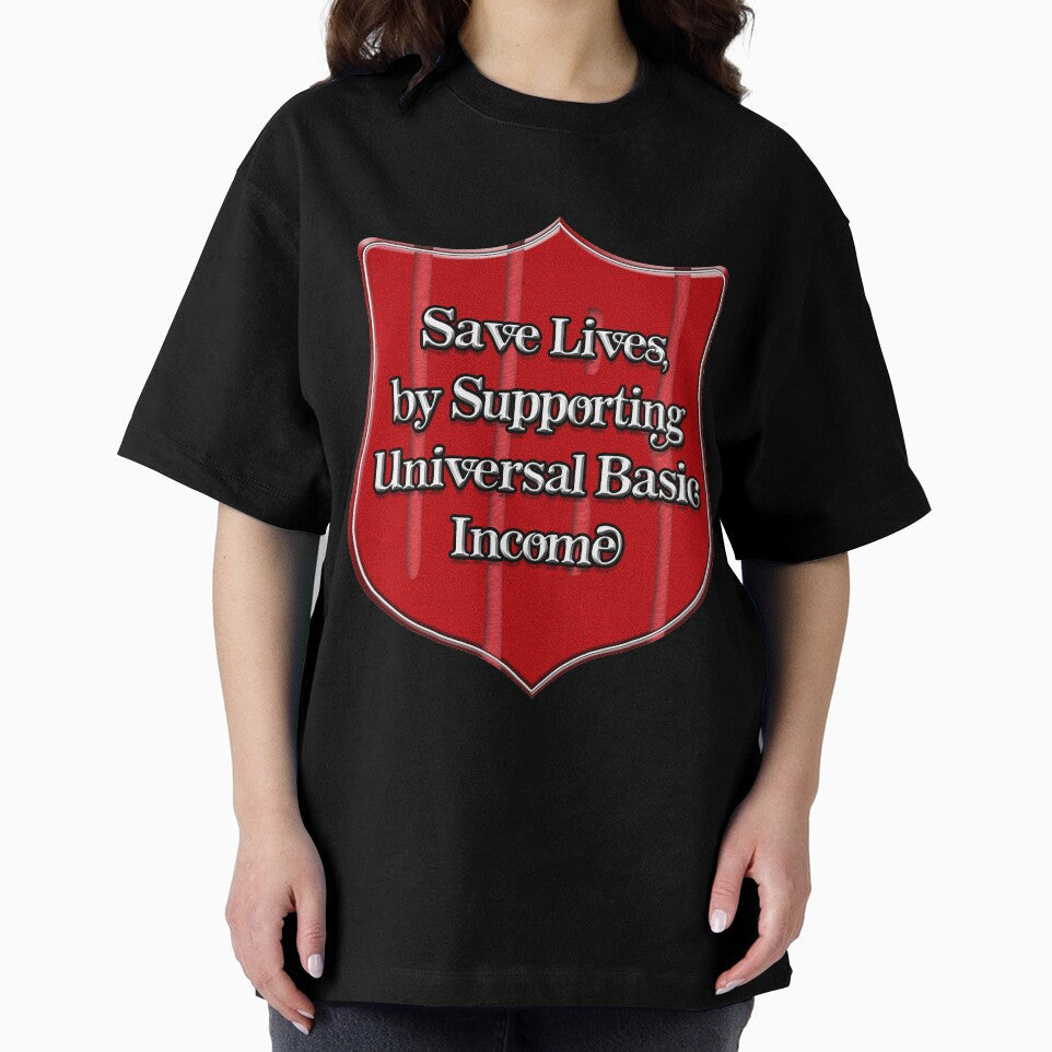 Universal Basic Income by Mick Sylvestre - Adult & Kids T-Shirts, Sweatshirts & Hoodies apparel design preview 2