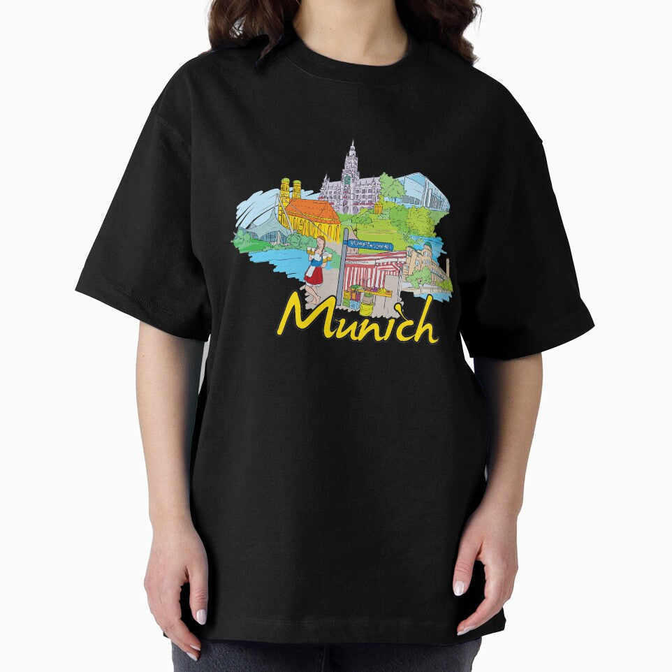 Munich Germany Beautiful Places Around The World by - Adult & Kids T-Shirts, Sweatshirts & Hoodies apparel design preview 2