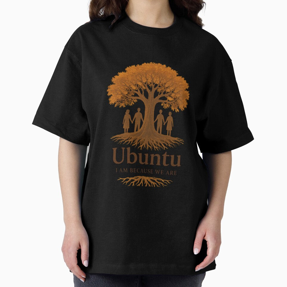 Ubuntu I Am Because We Are Tree of Connection Art - Adult & Kids T-Shirts, Sweatshirts & Hoodies apparel design preview 2
