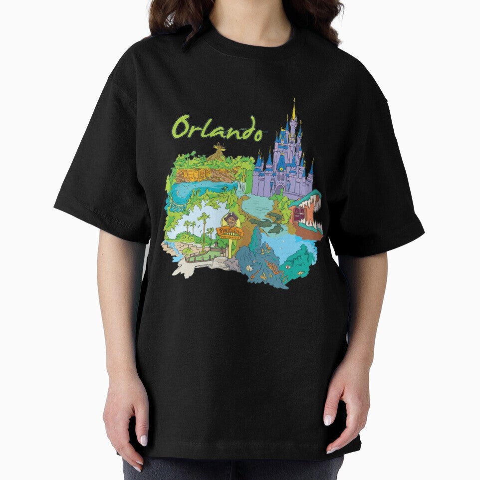 Orlando Florida Beautiful Places Around The World by - Adult & Kids T-Shirts, Sweatshirts & Hoodies apparel design preview 2
