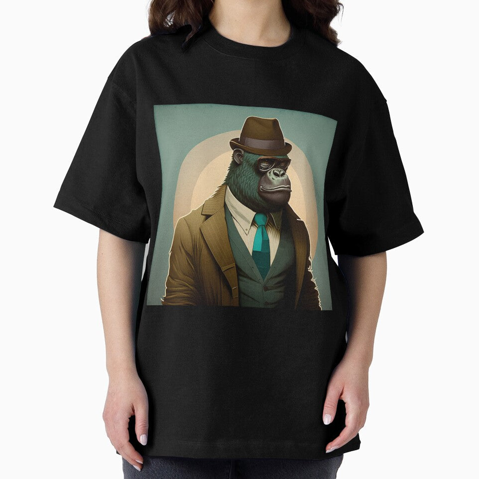 Stylish Gorilla by AgitProPrints - Adult & Kids T-Shirts, Sweatshirts & Hoodies apparel design preview 2