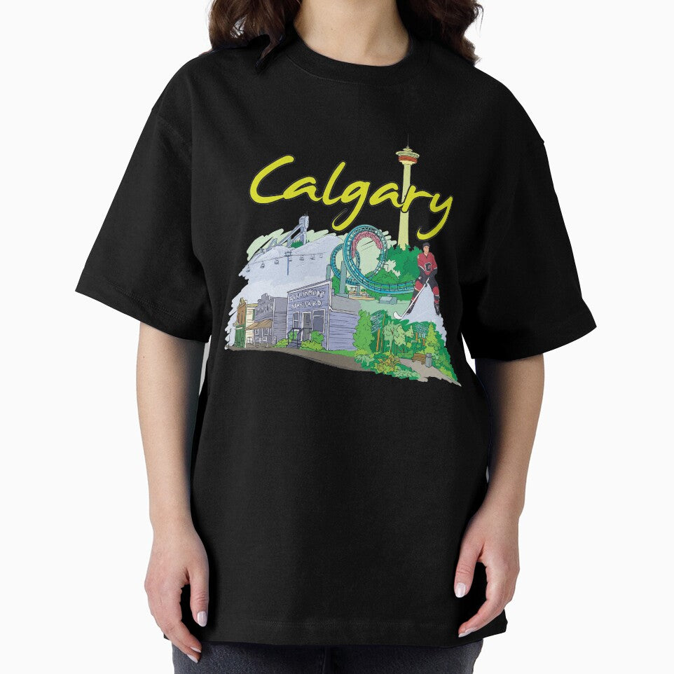 Calgary Canada Beautiful Places Around The World by - Adult & Kids T-Shirts, Sweatshirts & Hoodies apparel design preview 2