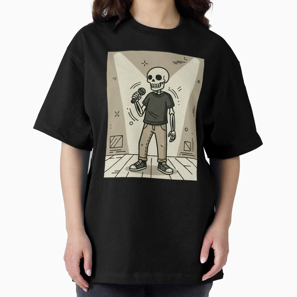 SINGER Minimalist Skeleton Streetwear Art by - Adult & Kids T-Shirts, Sweatshirts & Hoodies apparel design preview 2