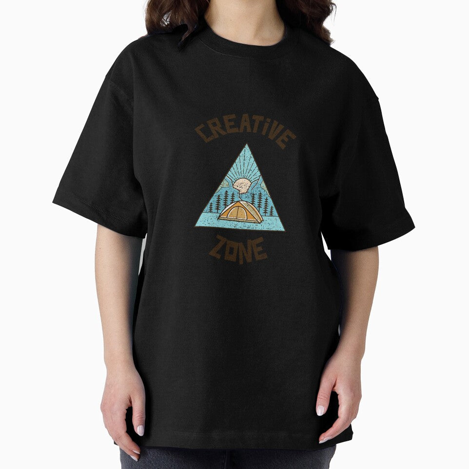 Creative Zone Camp Design by greener designs - Adult & Kids T-Shirts, Sweatshirts & Hoodies apparel design preview 2